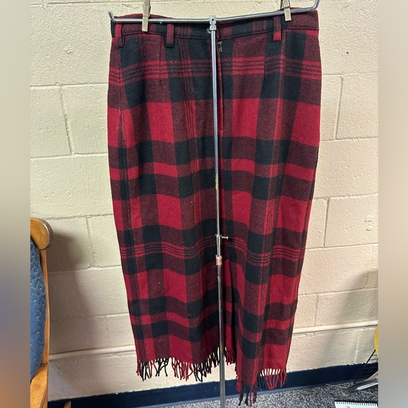 Women’s Vtg Woolrich plaid skirt 14 - Picture 3 of 5